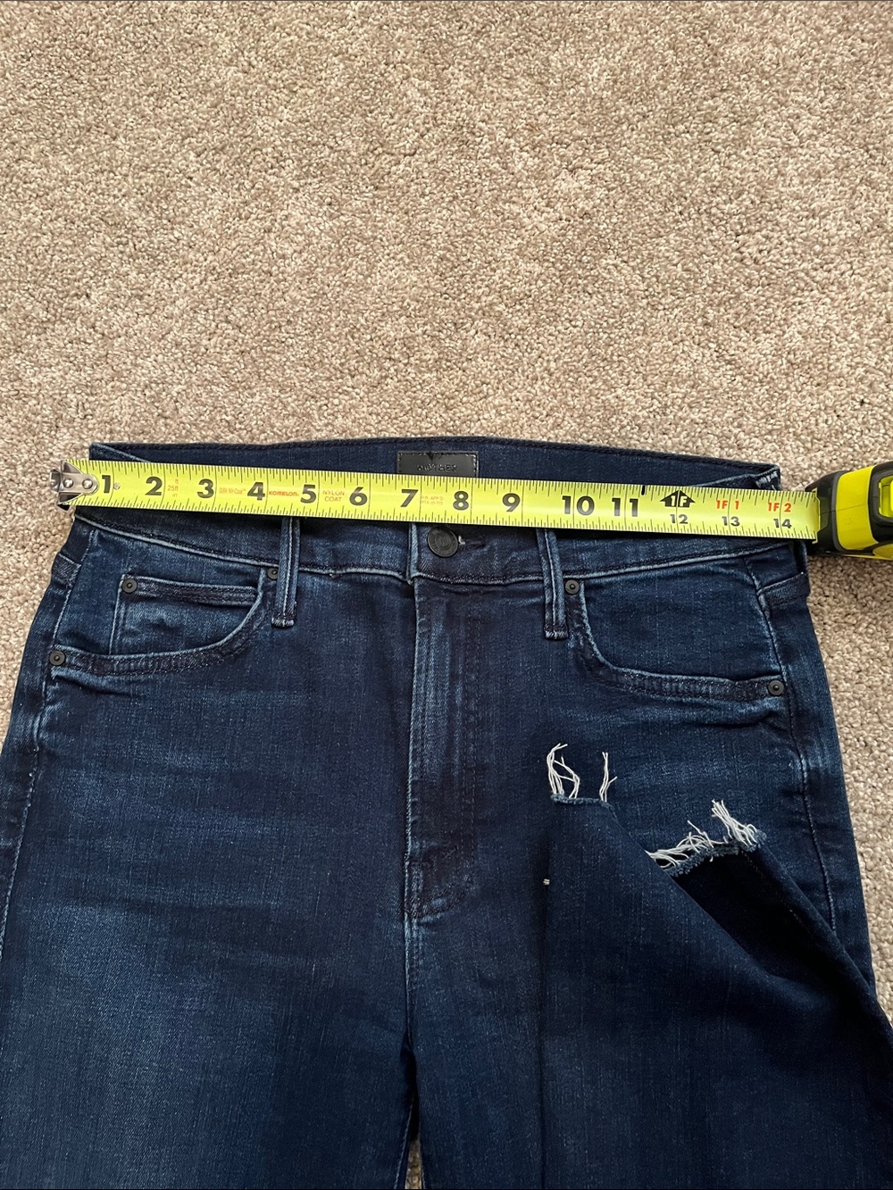 MOTHER THE RASCAL ANKLE SNIPPET JEAN - Picture 10 of 10